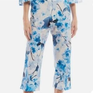 NWT Bryn Walker Cropped Floral Pull On Pants Sz XS